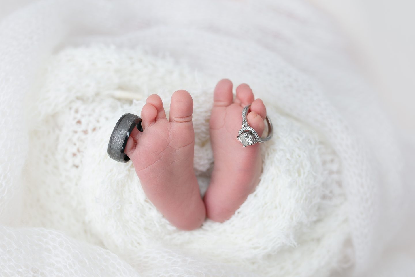 newborn photoshoot rings