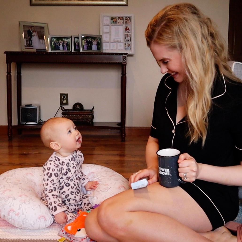 Mommy And Baby Morning Routine square