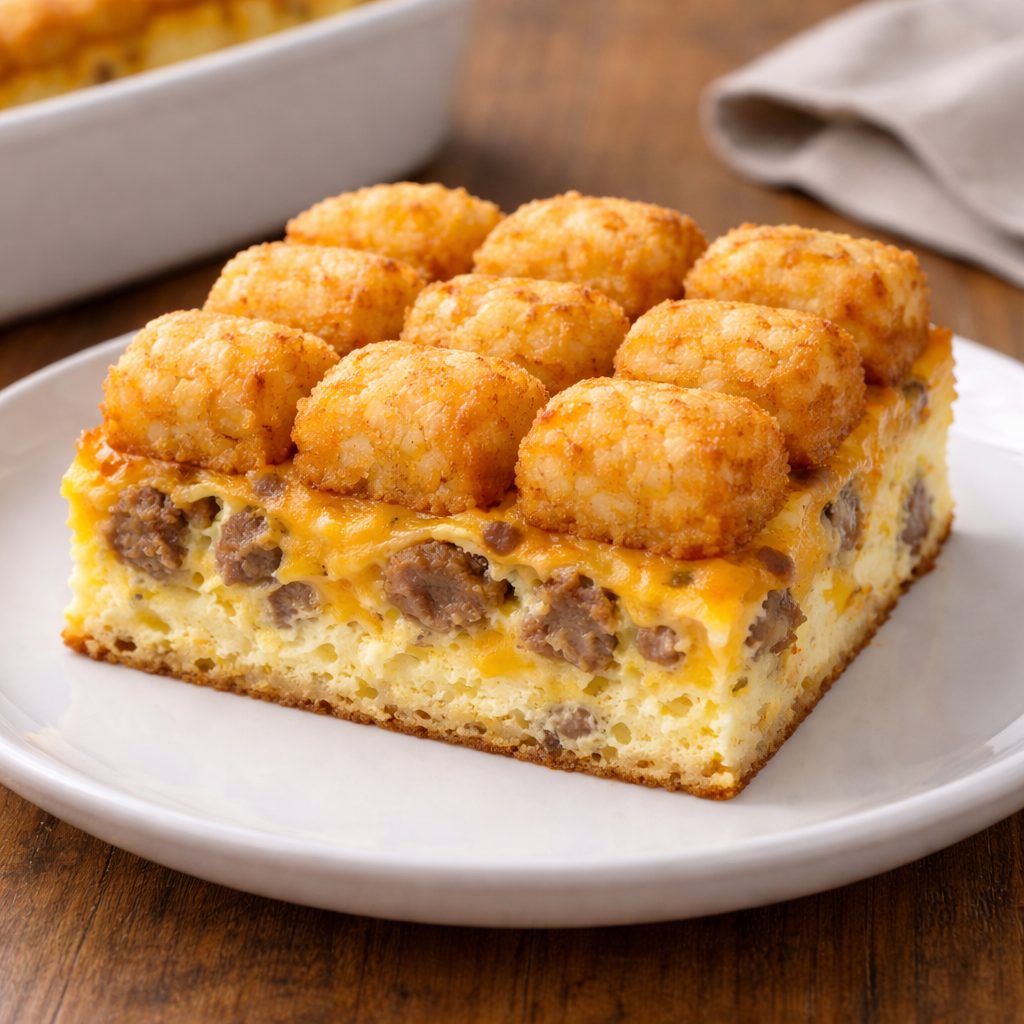 Easy Tater Tot Breakfast Casserole