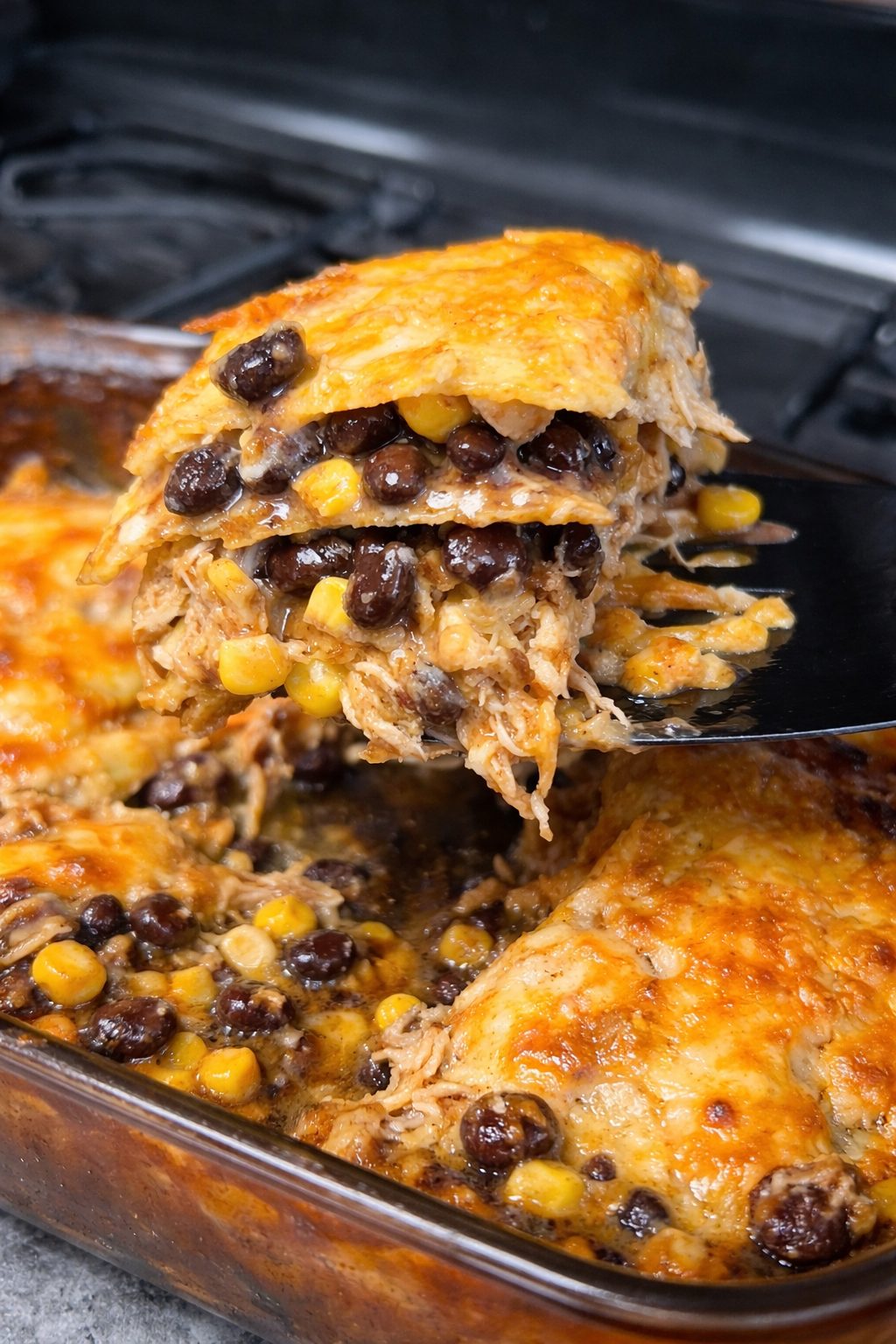 Easy Chicken Enchilada Casserole
