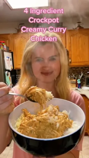 4 Ingredient Crockpot Curry Chicken