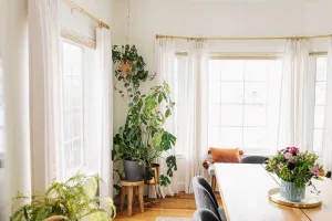Costal White Linen Curtains