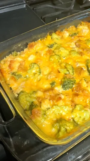 Chicken and Stuffing Casserole