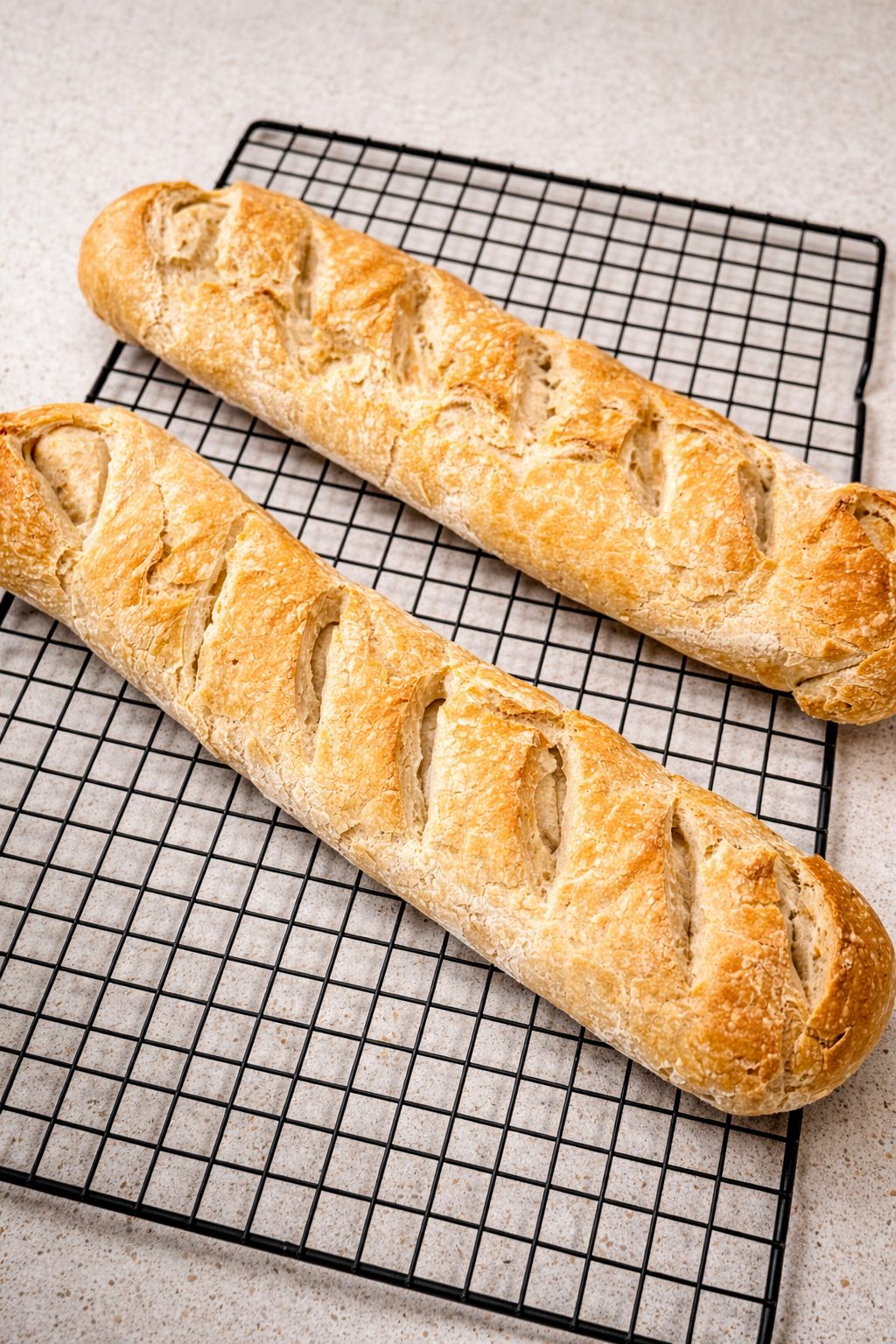 Gluten-Free Sourdough French Baguettes