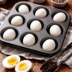 Baked eggs in muffin tin