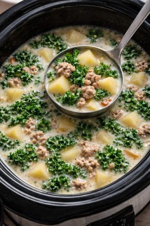 Creamy turkey and potato soup