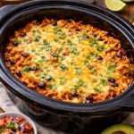 Crock-Pot Chicken Enchilada Casserole