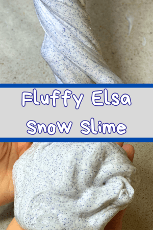 Fluffy Elsa Snow Slime